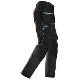Snickers 6210 LiteWork, 37.5® Holster Pocket Work Trousers Black / 50 (35" Waist, 32" Leg)