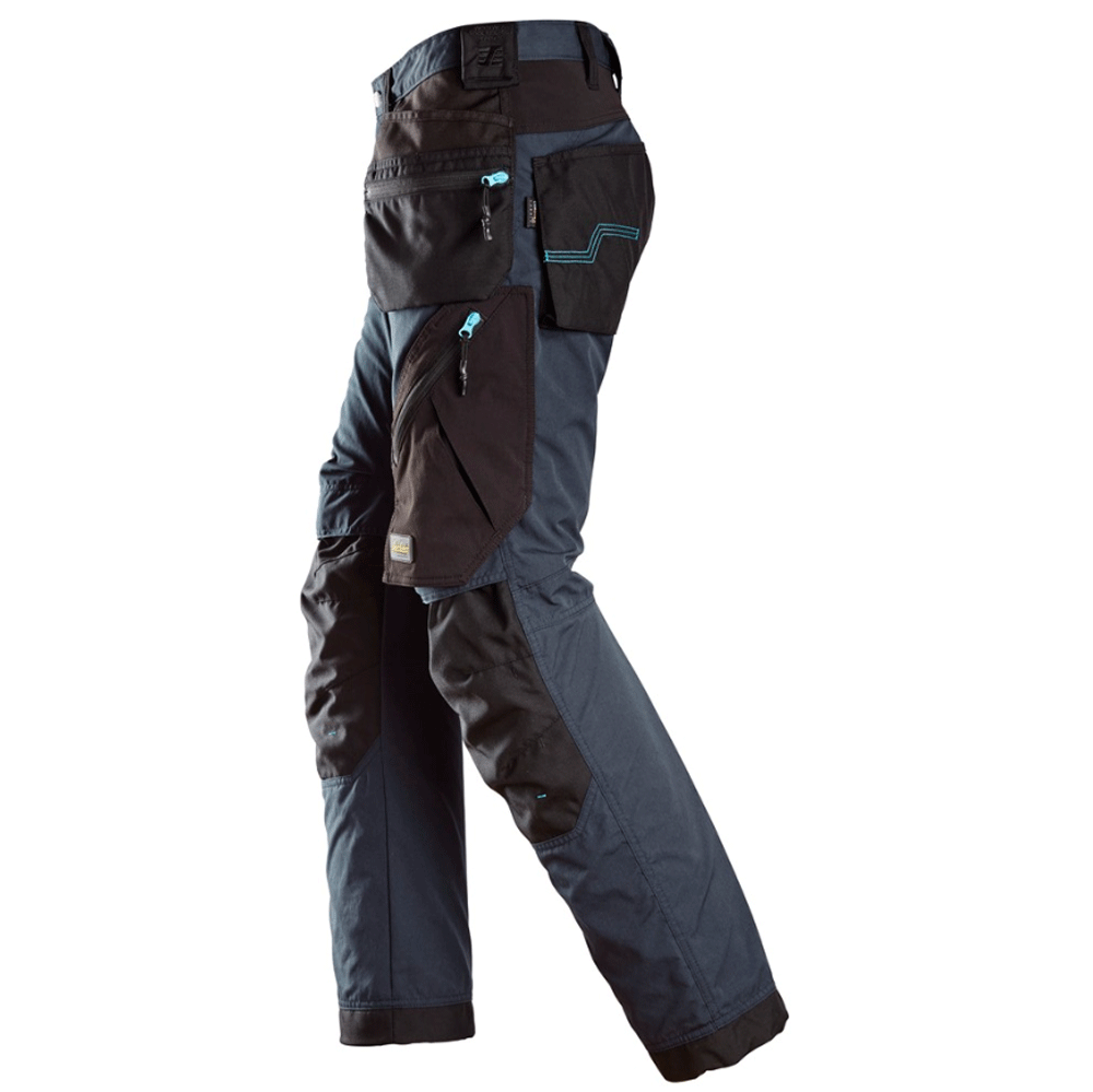 Snickers 6210 LiteWork, 37.5® Holster Pocket Work Trousers Navy Blue 33" Waist 32" Leg - Snickers Size 48