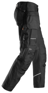 Snickers 6214 RuffWork, Canvas+ Holster Pocket Work Trousers Black