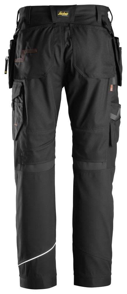 Snickers 6214 RuffWork, Canvas+ Holster Pocket Work Trousers Black
