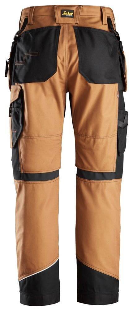 Snickers 6214 RuffWork, Canvas+ Holster Pocket Work Trousers Brown