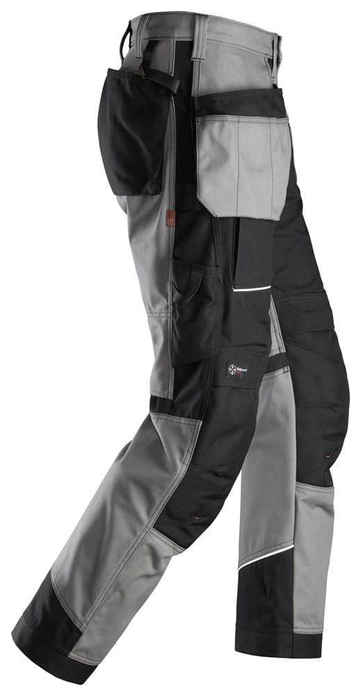 Snickers 6214 RuffWork, Canvas+ Holster Pocket Work Trousers Grey