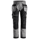 Snickers 6214 RuffWork, Canvas+ Holster Pocket Work Trousers Grey