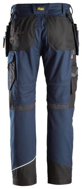 Snickers 6214 RuffWork, Canvas+ Holster Pocket Work Trousers Navy Blue 212 (39" Waist, 28" Leg)