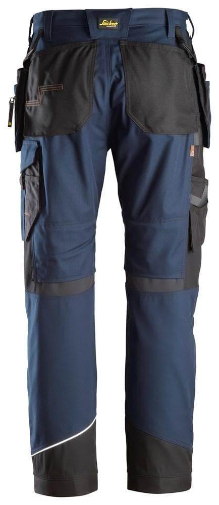 Snickers 6214 RuffWork, Canvas+ Holster Pocket Work Trousers Navy Blue