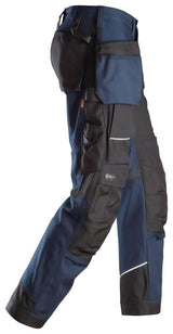 Snickers 6214 RuffWork, Canvas+ Holster Pocket Work Trousers Navy Blue 212 (39" Waist, 28" Leg)