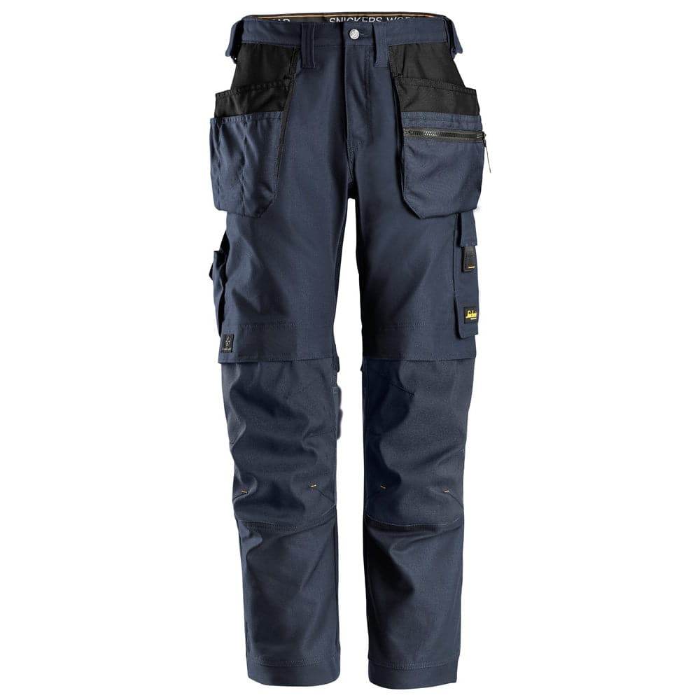Snickers 6224  AllroundWork, Canvas+ Stretch Work Trousers+ Holster Pockets Navy