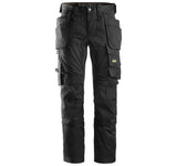 Snickers 6241 AllroundWork, Stretch Work Knee Pad Trousers Holster Pockets Black