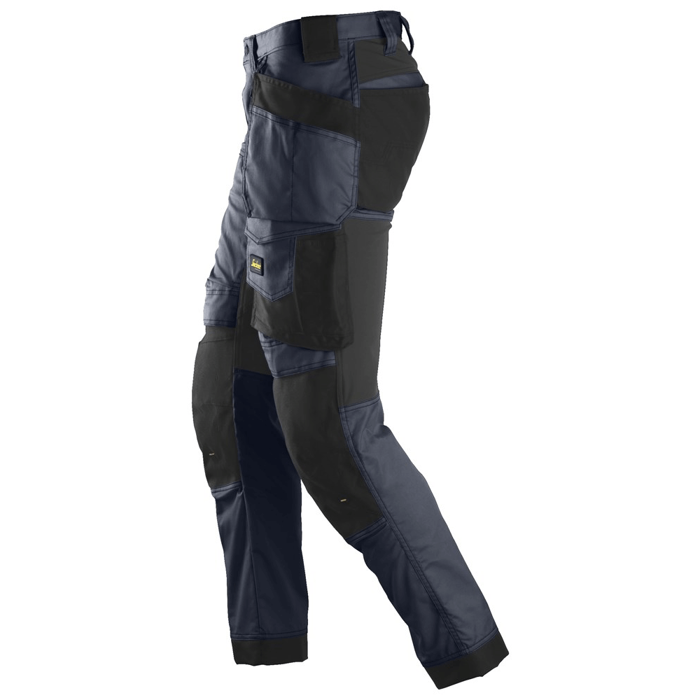 Snickers 6241 AllroundWork, Stretch Work Knee Pad Trousers Holster Pockets Navy Blue