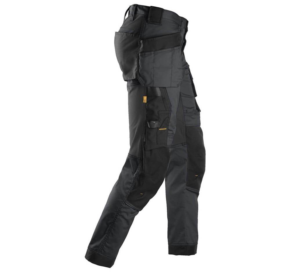 Snickers 6241 AllroundWork, Stretch Work Knee Pad Trousers Holster Pockets Steel Grey
