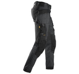 Snickers 6241 AllroundWork, Stretch Work Knee Pad Trousers Holster Pockets Steel Grey