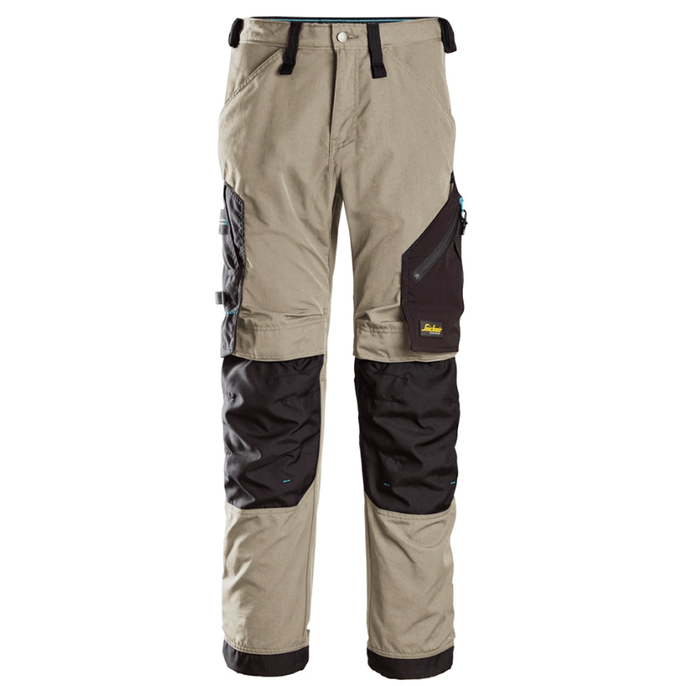 Snickers 6310 LiteWork, 37.5® Kneepad Work Trousers Khaki