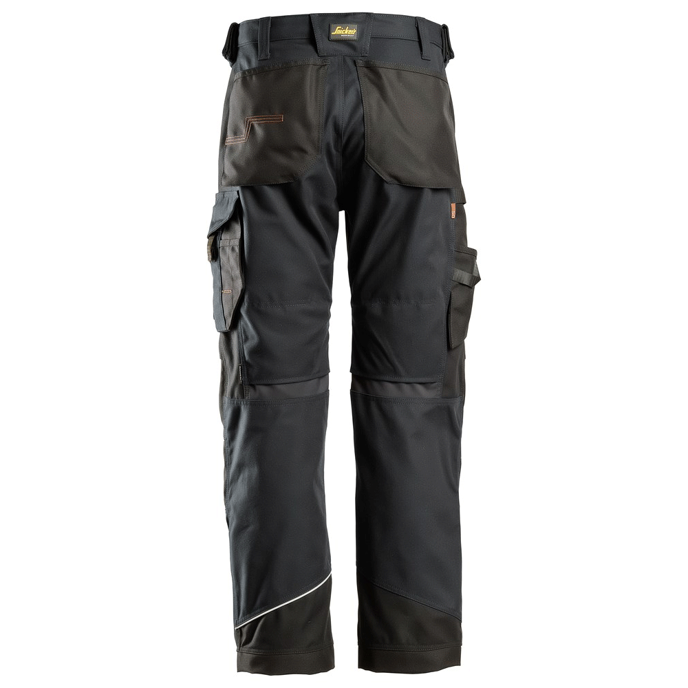 Snickers 6314 RuffWork, Canvas+ Kneepad Work Trousers Black