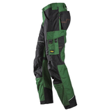 Snickers 6314 RuffWork, Canvas+ Kneepad Work Trousers Forest Green