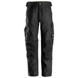 Snickers 6324  AllroundWork, Canvas+ Stretch Work Trousers+ Black