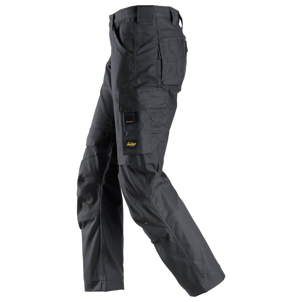 Snickers 6324  AllroundWork, Canvas+ Stretch Work Trousers+ Steel Grey, 30" Waist 32" Leg-Snickers 44