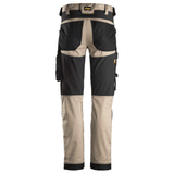 Snickers 6341 AllroundWork Stretch Kneepad Trousers Khaki/Black, 36" Waist 32" Leg-Snickers 52