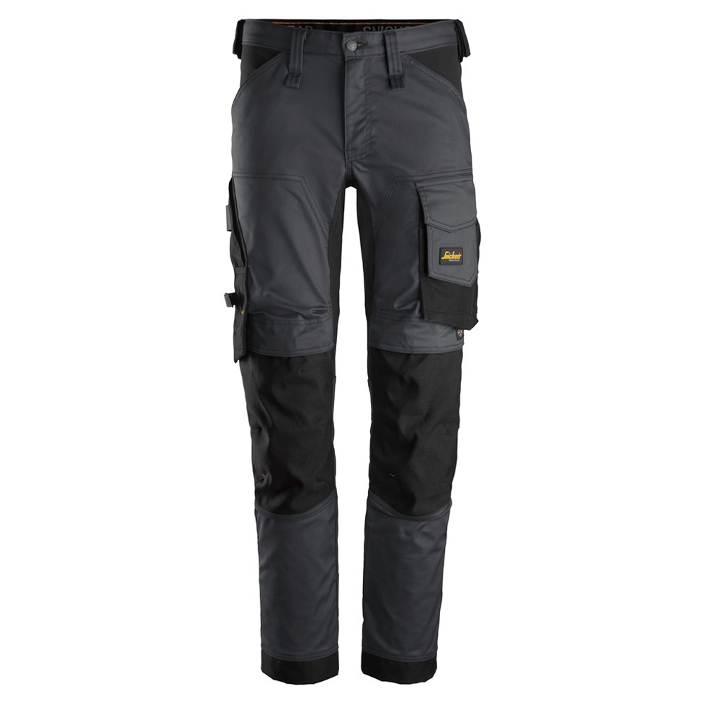 Snickers 6341 AllroundWork Stretch Kneepad Trousers Steel Grey
