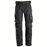 Snickers 6351 AllroundWork, Stretch Loose Fit Work Trousers Black 36" Waist, 32" Leg - Snickers Size 52