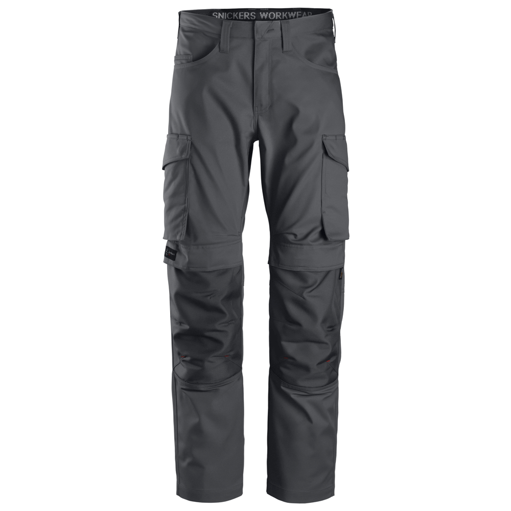 Snickers 6801 Service Trousers + Knee Pockets Steel Grey