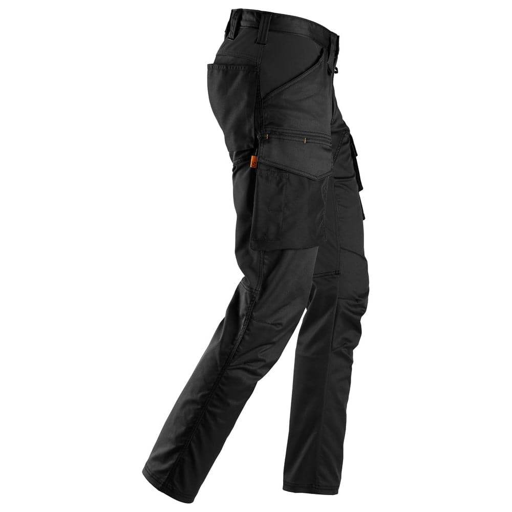 Snickers 6803 AllroundWork, Stretch Trousers without Knee Pockets Black 31" Waist - 30" Leg - Snickers Size 92