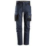 Snickers 6803 AllroundWork, Stretch Trousers without Knee Pockets Navy