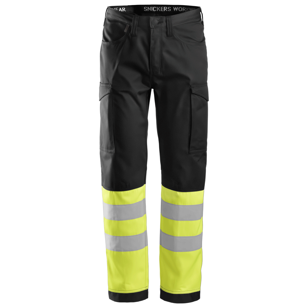 Snickers 6900 Hi-Vis Service Transport Trousers CL1 Black