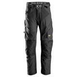 Snickers 6903 FlexiWork Stretch Kneepad Work Trousers Black, 44" Waist 30" Leg-Snickers 120