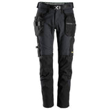 Snickers 6972  FlexiWork, Work Trousers+ Detachable Holster Pockets Black 38" Waist - 37" Leg