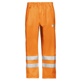 Snickers 8243 Hi-Vis PU Rain Trousers, Class 2 Various Colours