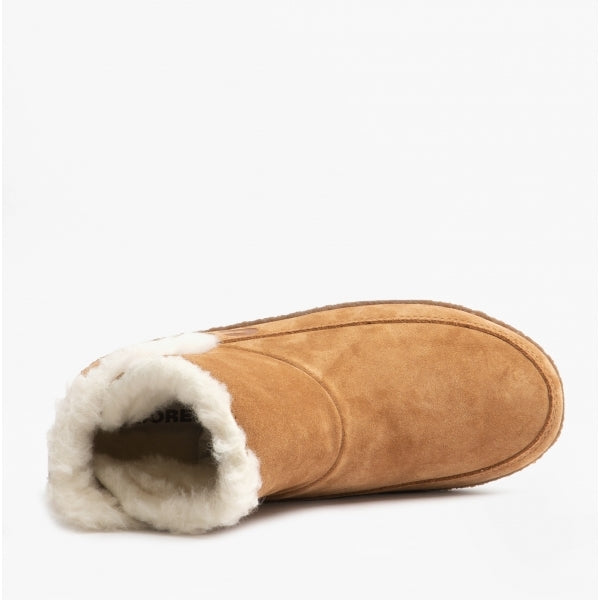 Sorel NAKISKA Womens Slippers Camel Brown/Natural