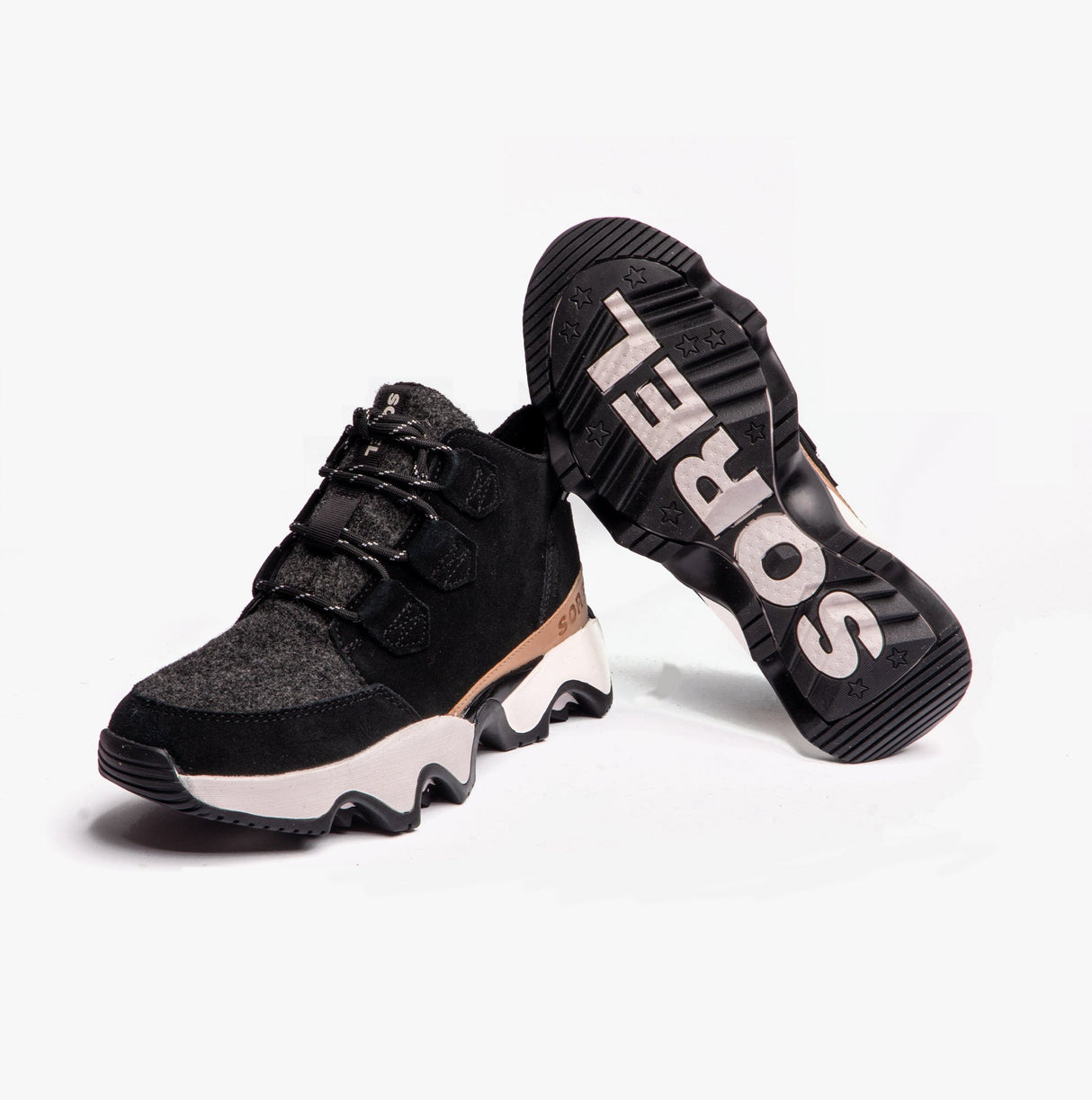 Sorel KINETIC IMPACT CARIBOU Womens Snow Boots Black