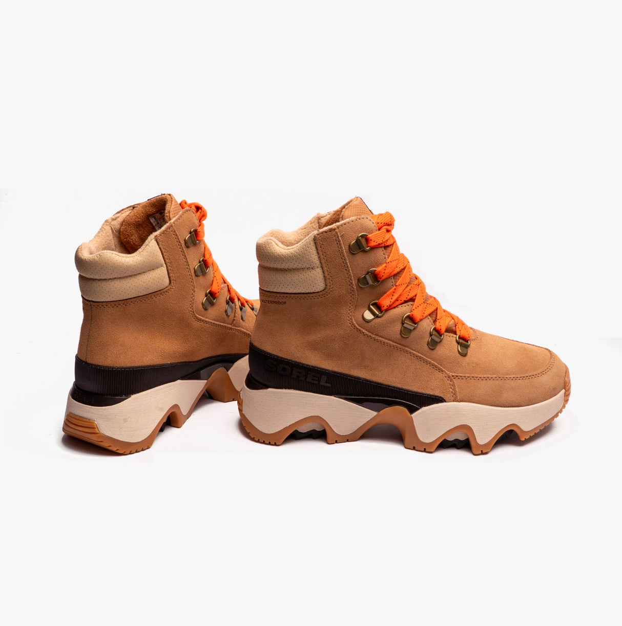 Sorel KINETIC IMPACT CONQUEST WP Womens Snow Boots Tawny Buff