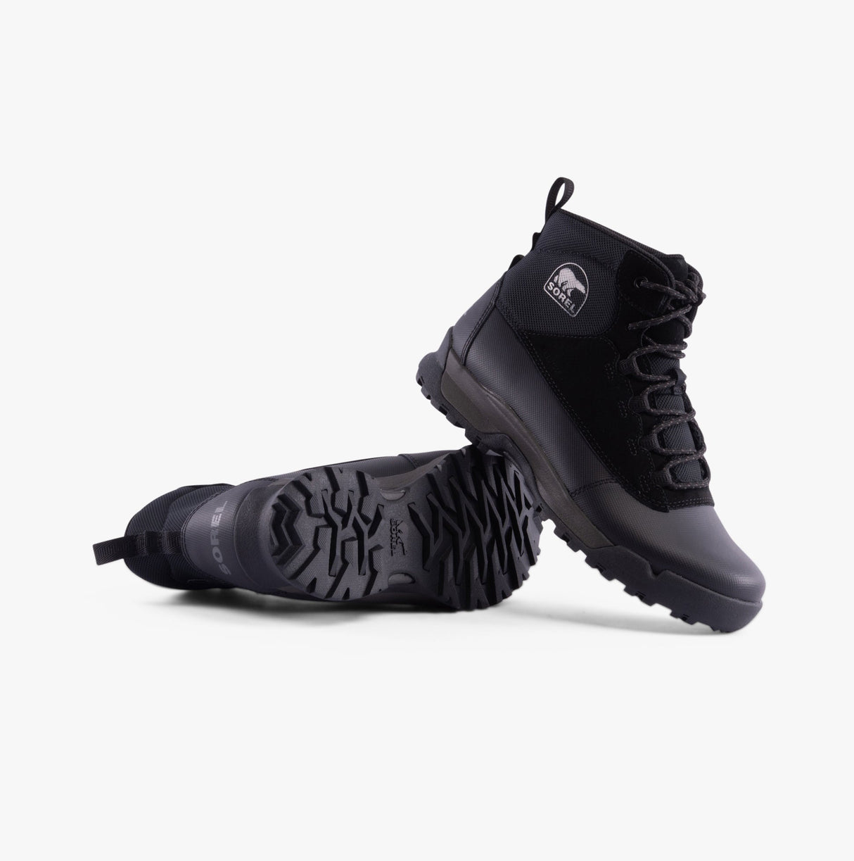 Sorel BUXTON LITE LACE PLUS Mens Winter Boots Black