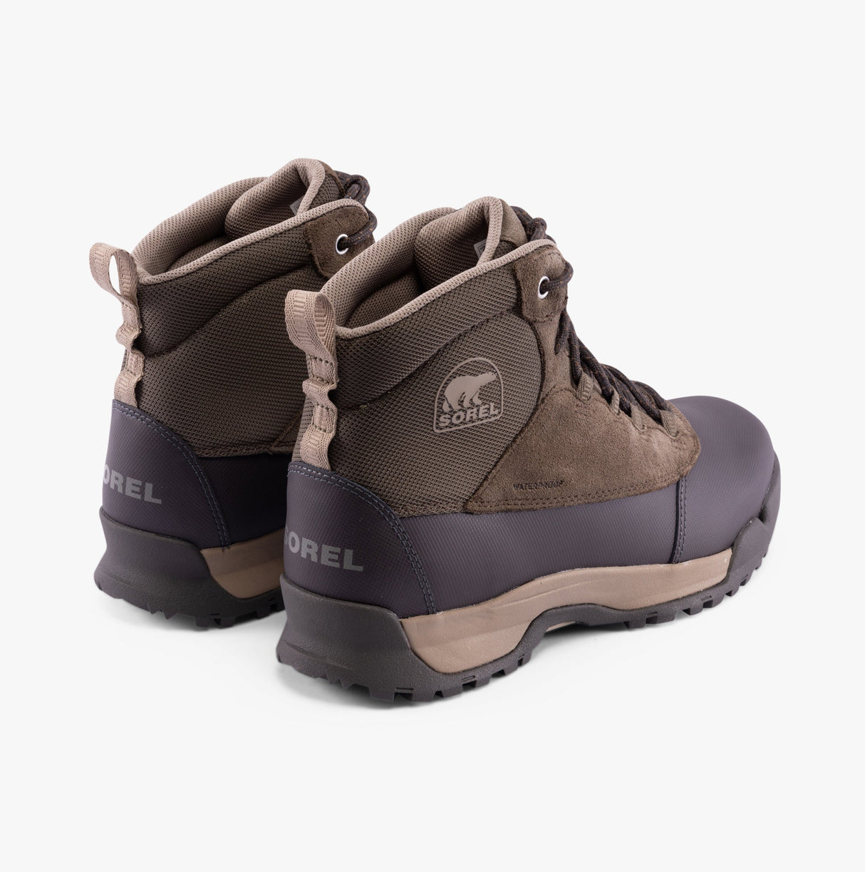 Sorel BUXTON LITE LACE PLUS Mens Winter Boots Brown