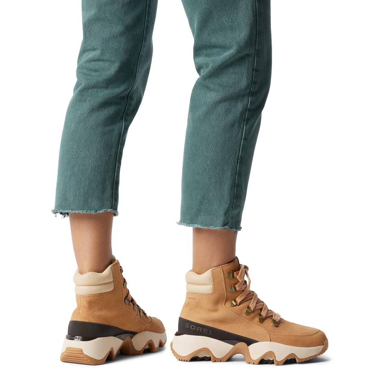 Sorel KINETIC IMPACT CONQUEST PLUS Womens Winter Boots Brown