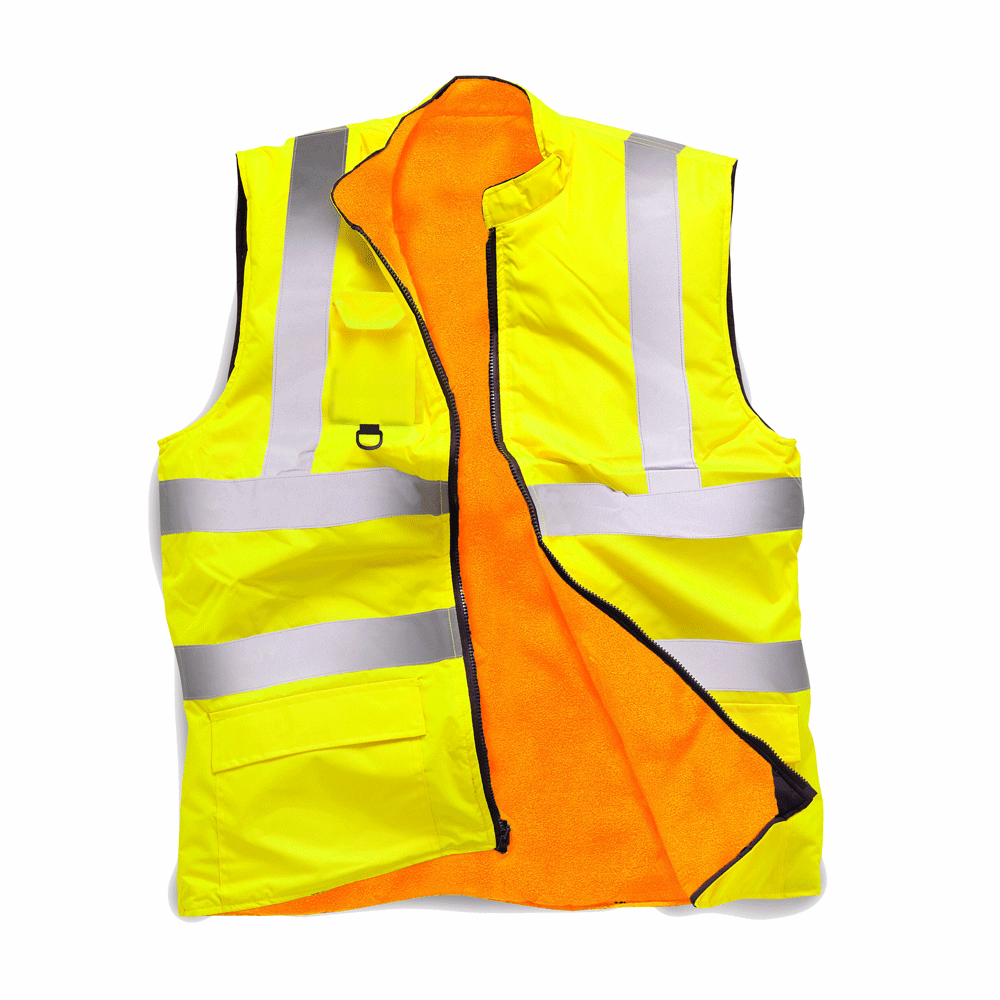 Standsafe HV010 Hi Vis Reversible Bodywarmer Various Colours