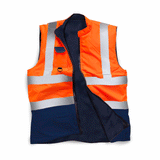 Standsafe HV037 Hi-Vis Two Tone Reversible Fleece Bodywarmer Various Colours