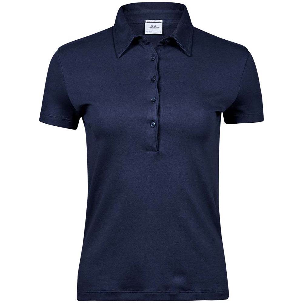 Tee Jays 1441 Ladies Pima Cotton Interlock Polo Shirt