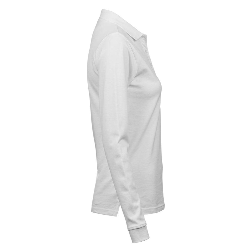 Tee Jays 146 Ladies Luxury Stretch Long Sleeve Polo Shirt