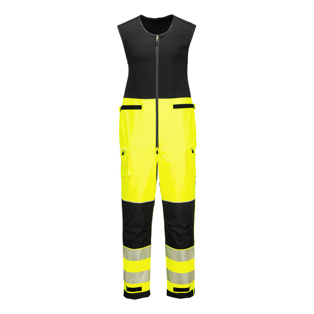 Portwest PW3 Hi-Vis Rain Salopettes (3L)