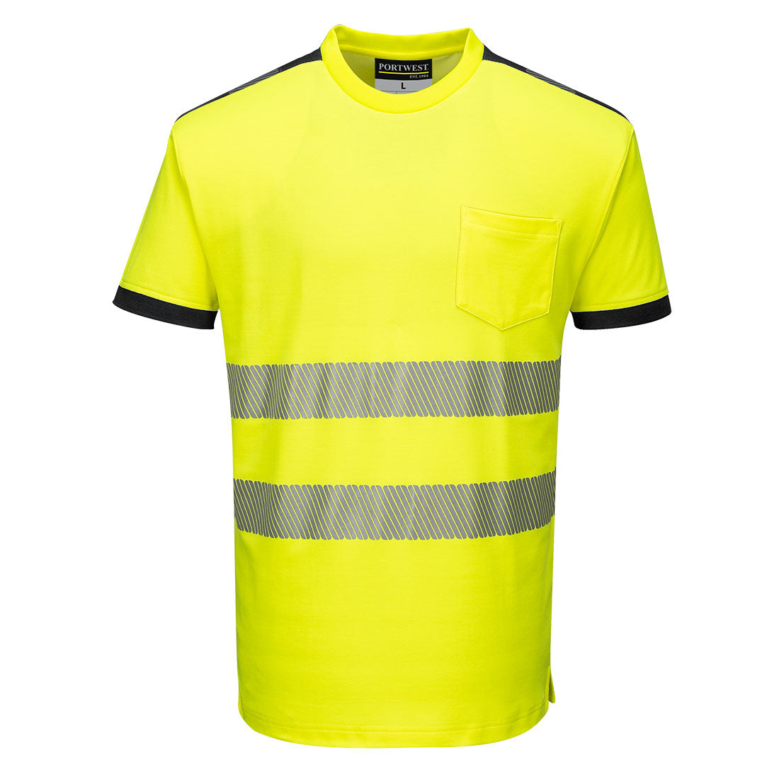Portwest PW3 Hi-Vis Cotton Comfort T-Shirt S/S