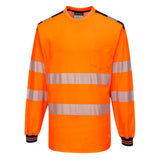 Portwest PW3 Hi-Vis Cotton Comfort T-Shirt L/S