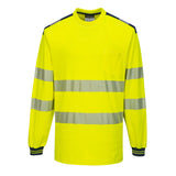 Portwest PW3 Hi-Vis Cotton Comfort T-Shirt L/S