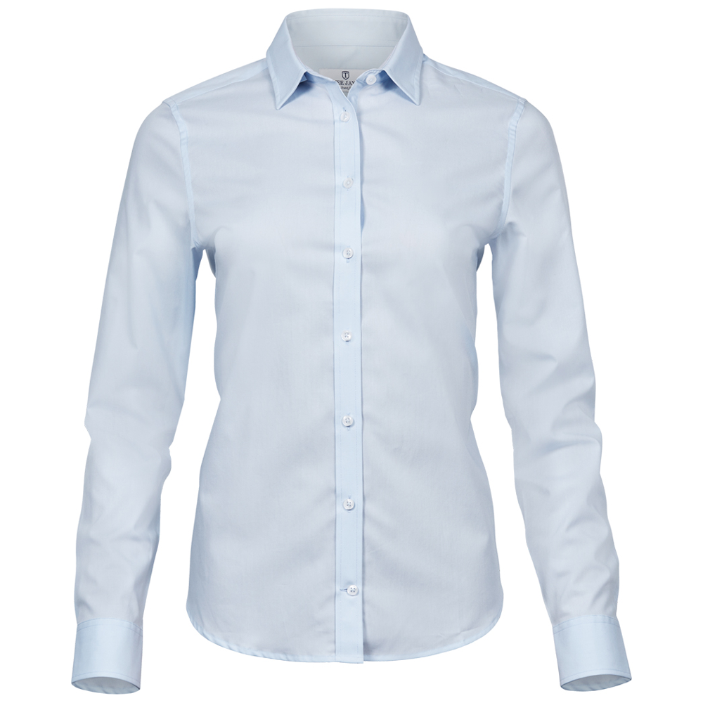 Tee Jays 4025 Ladies Stretch Luxury Long Sleeve Poplin Shirt