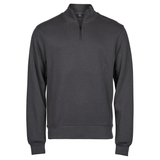 Tee Jays 5506 Ribbed Interlock Half Zip Sweatshirt