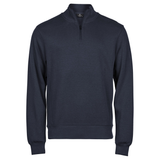 Tee Jays 5506 Ribbed Interlock Half Zip Sweatshirt