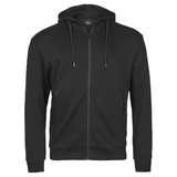 Tee Jays 5508 Ribbed Interlock Hooded Full Zip Sweat