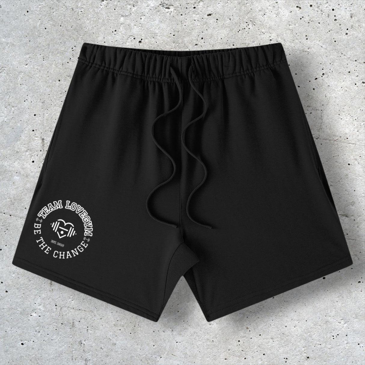 TEAM LOVEGYM Heavyweight Loose Fit Cotton Shorts
