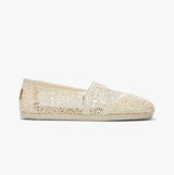 TOMS ALPARGATA Womens Crochet Espadrille Natural